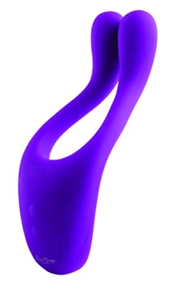 BeauMents Doppio, lila - Paarvibrator aus Silikon, 1 Stück - 1